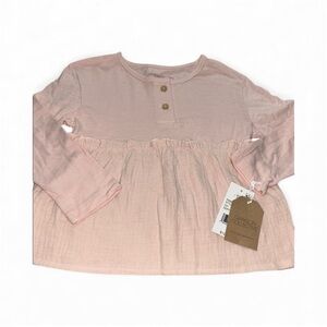 Grayson Collective Pink Long Sleeve Top